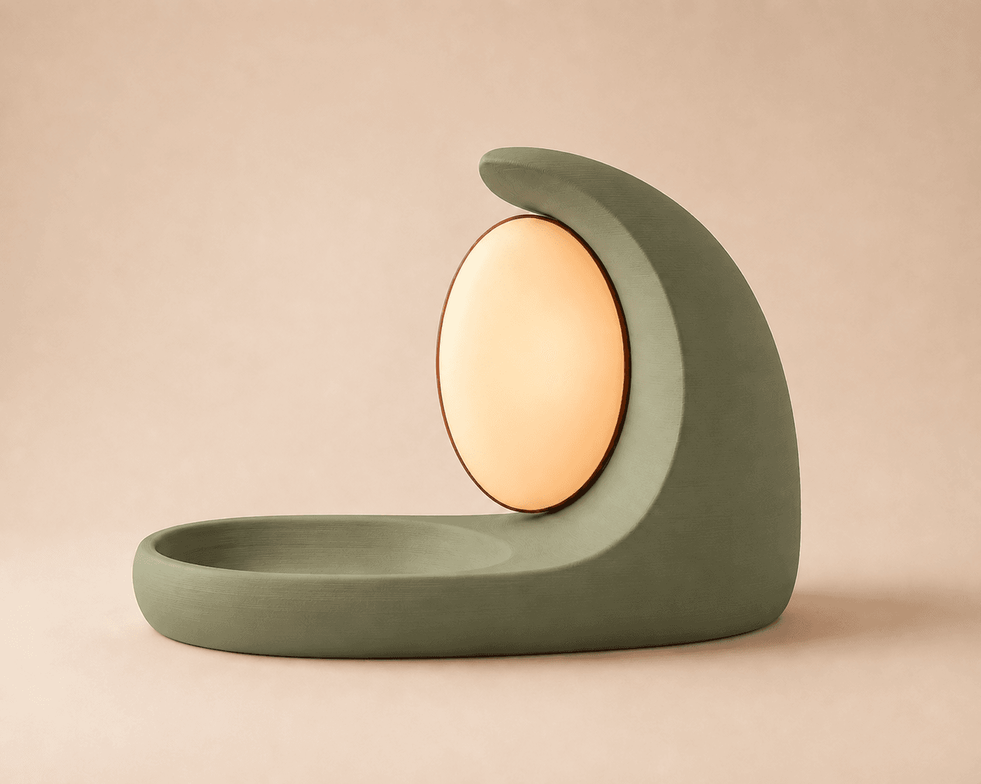 Arc Lamp in Sage