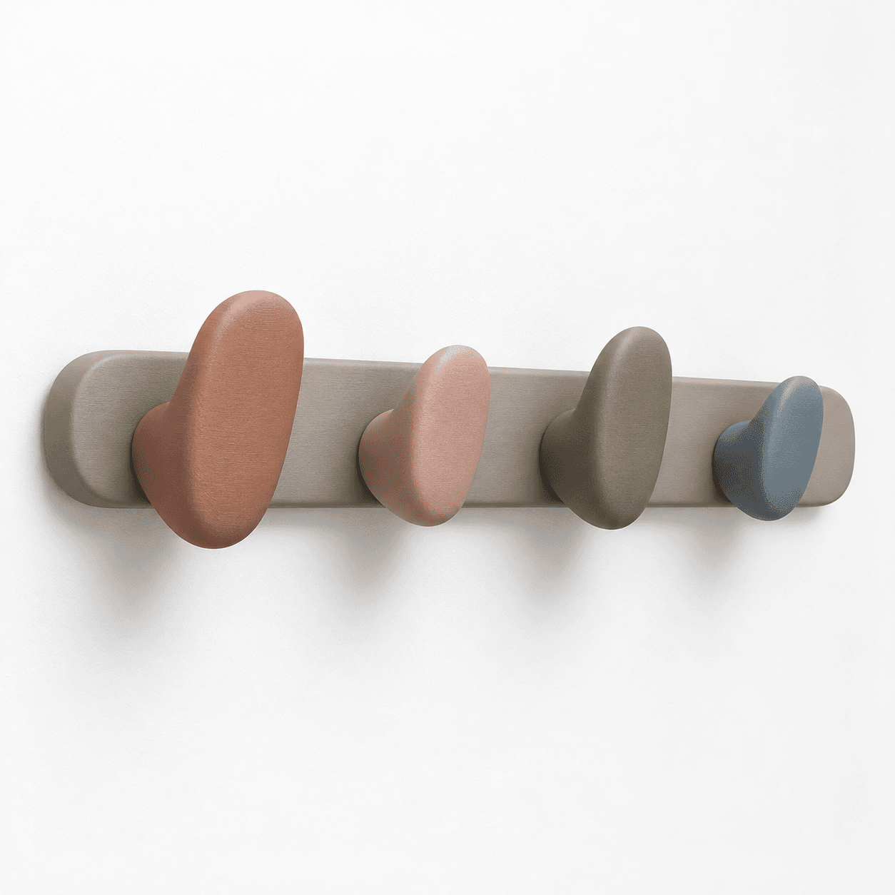 Pebble Hooks in Terracotta / rose / sage / slate
