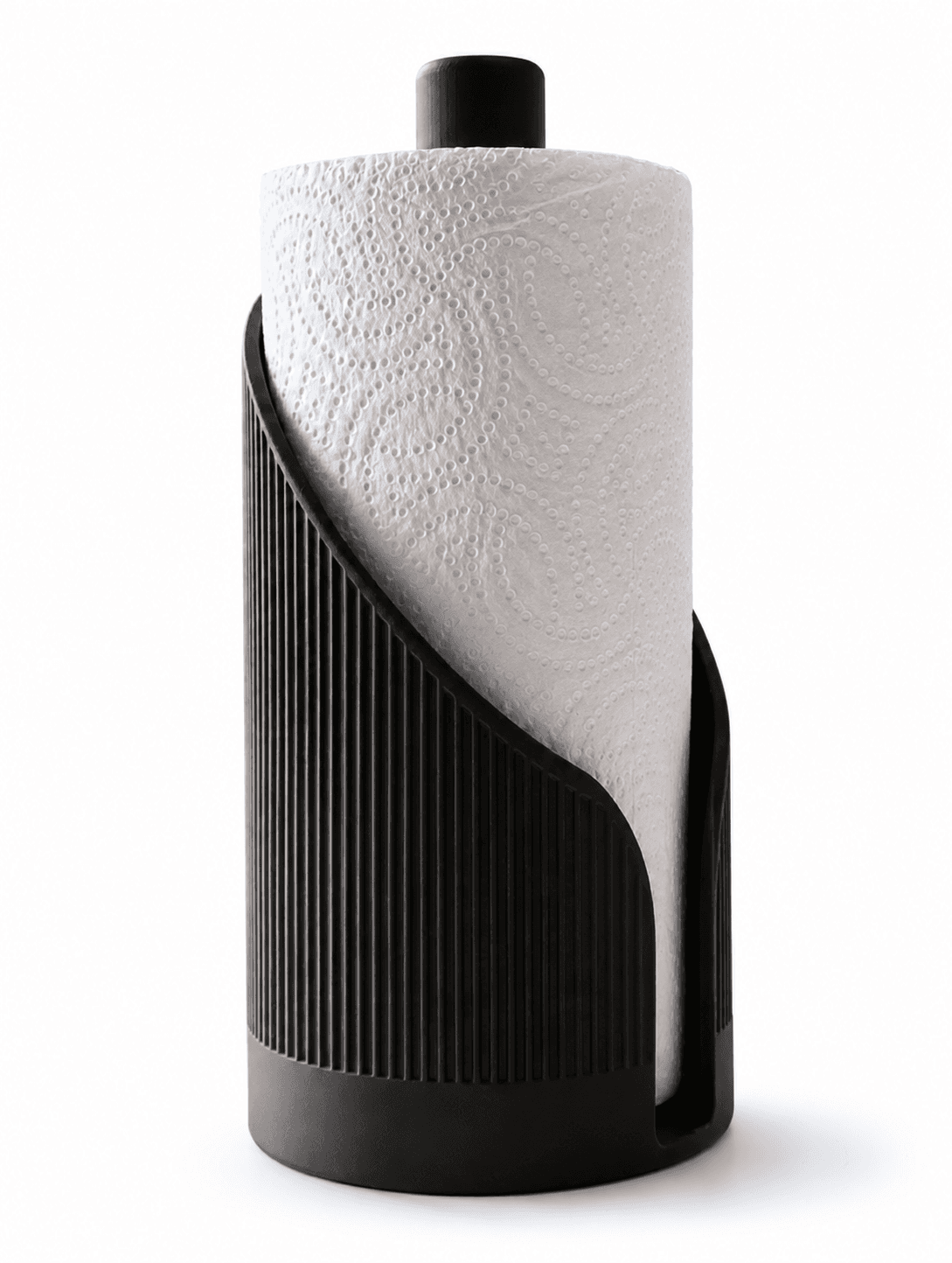Flute Towel in Obsidian